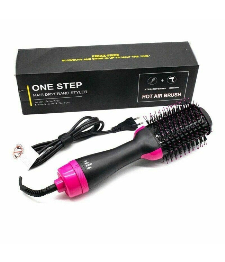 Spazzola Con Phon Asciugacapelli Lisciante Professionale Per Capelli One Step         