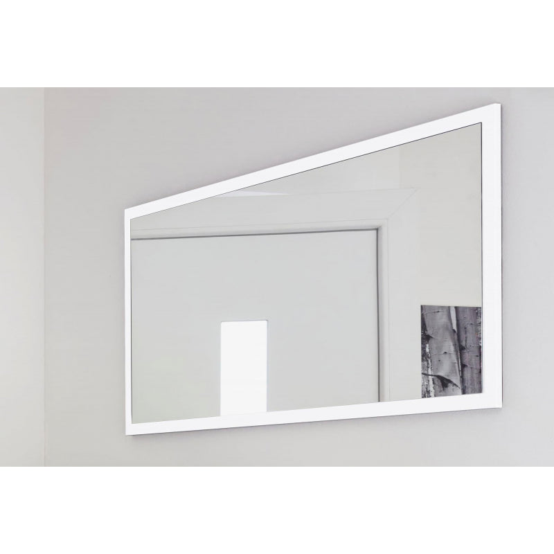 Specchiera Coro 120X60 Colore Bianco Lucido