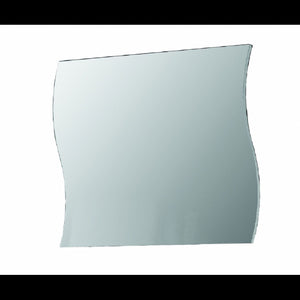 Specchiera Onda 71X60Cm Colore Bianco Lucido