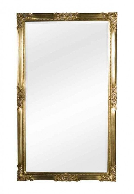 Mobili2g - specchiera in foglia oro rettangolare misure: 72 x 92 x 5,5