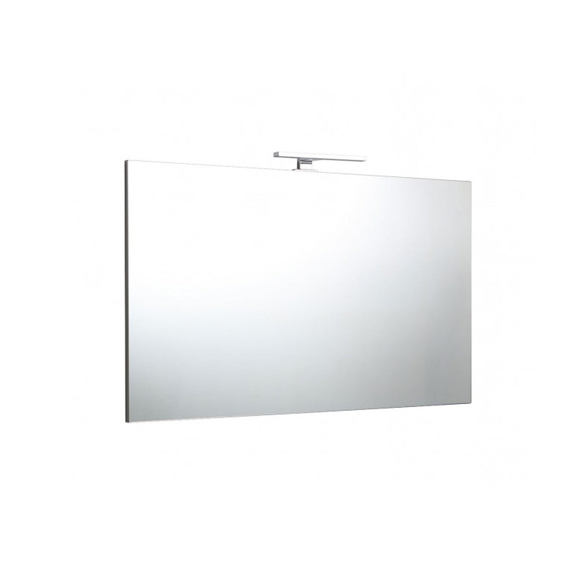 Specchio 120x70 reversibile con lampada a led di 20cm