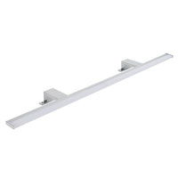 Specchio bagno LED 105x70 cm con lampada 80 cm 