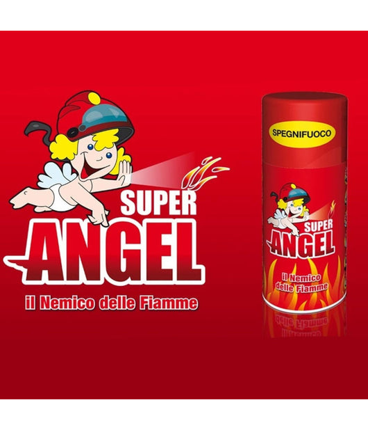 Spegnifuoco Estintore Bomboletta Spray Super Angel Il Nemico Delle Fiamme 250gr.         