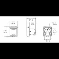 SPINA PVC BIANCO 16 AMP.