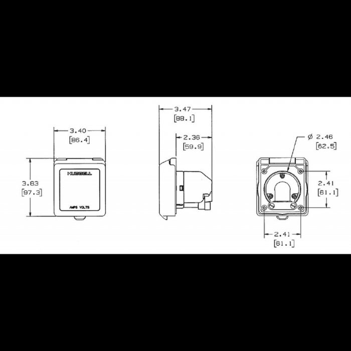 SPINA PVC BIANCO 16 AMP.