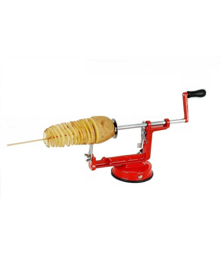 Spiral Potato Slicer Cutter Patate Chips Taglia Affetta Spirale Ricciolo Taglio         