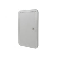 Sportello portello porta in abs grigio l 335 x h 435 x p 22mm per ispezione