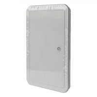 Sportello portello porta in abs grigio l 335 x h 435 x p 22mm per ispezione