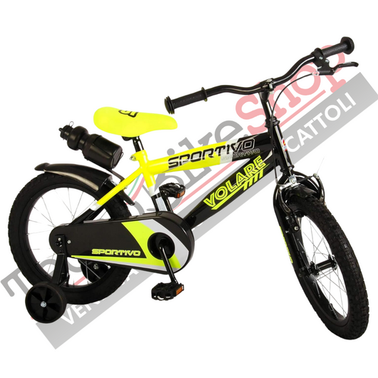 Bicicletta Bambino Movimento a Sfera Volare Sportivo 14"-Giallo