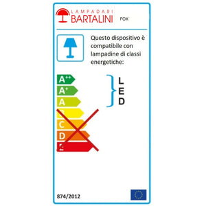 Spot classico lampadari bartalini fox f2 gu10 led ottone faretti orientabili