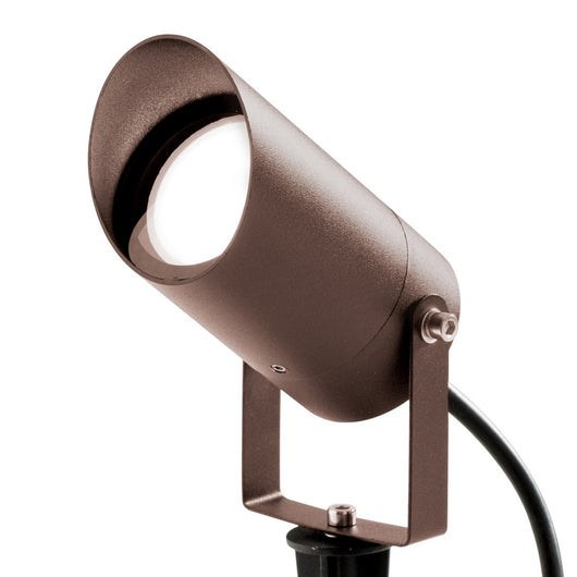 Spot picchetto alluminio gea led ges1141 ip65 gu10 led proiettore terra orientabile esterno