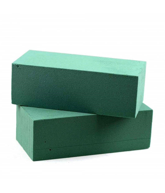 Spugna Per Fiori 2pz Spugne Idrofila Verde 23x11cm Fioristi Composizione Floreali         