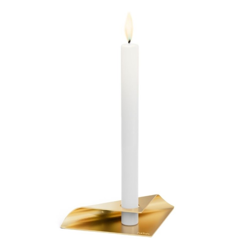 Square Candle, l'elegante porta candele by Hoefats - Colore Oro