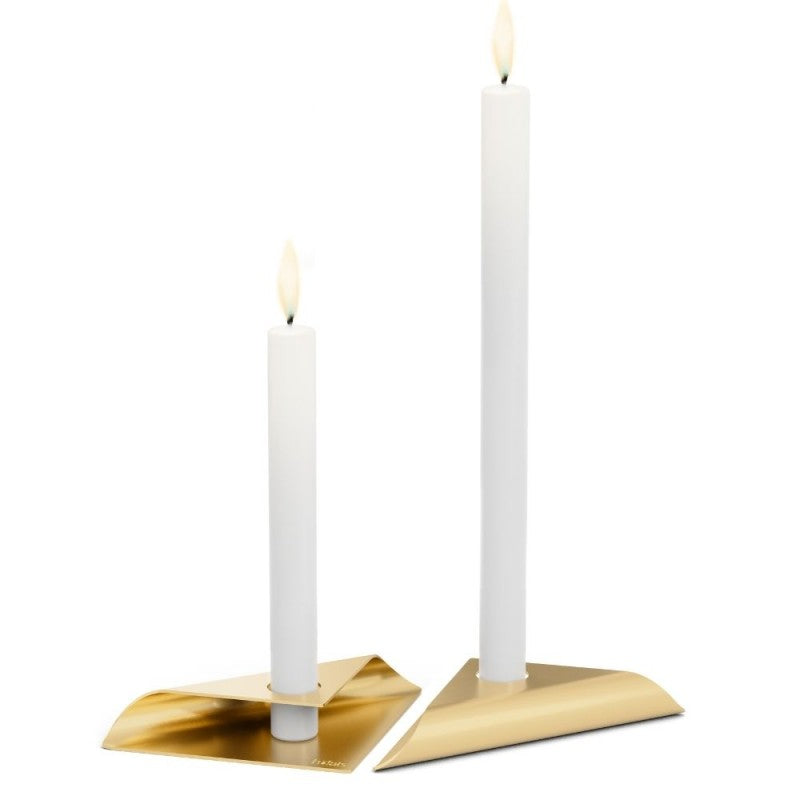 Square Candle, l'elegante porta candele by Hoefats - Colore Oro