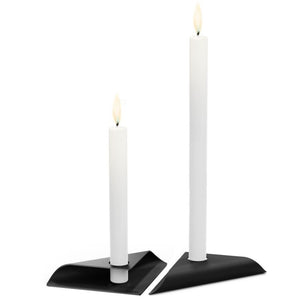 Square Candle, l'elegante porta candele by Hoefats Colore Nero