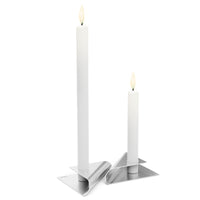 Square Candle, l'elegante porta candele by Hoefats - Colore Argento