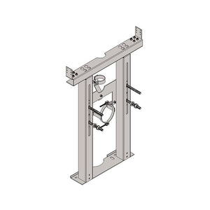 Staffa wc monoblocco sospeso per parete in cartongesso cod 79498