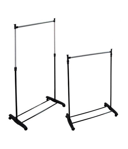 Stand Appendiabiti Allungabile Telescopico Singolo Con Ruote 70 - 160 Cm         