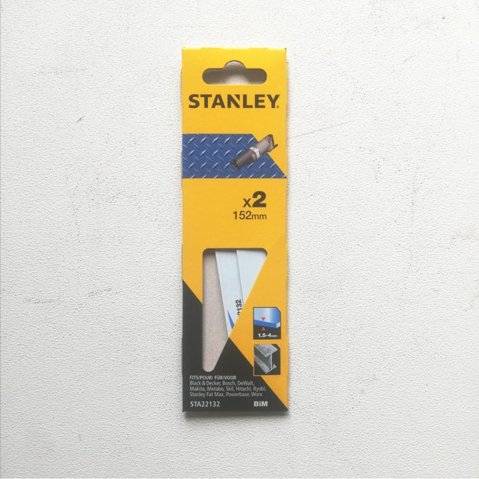 Stanley lama da 152mm per taglio ferro max 4mm per gattuccio - 2pz