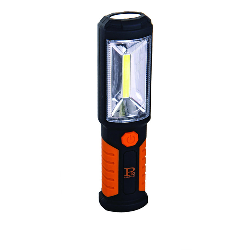 TORCIA A LED COB 3W LAMPADA 280 LUMEN AD ALTA EFFICIENZA AUTONOMIA 3h MAGNETICA PROJECT03 STAR280