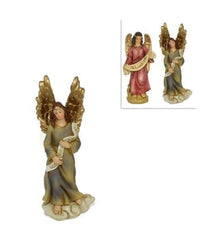 Statuina Angelo 9 Cm Per Presepe In Resina Decoro Natale Natalizio Nativita'         