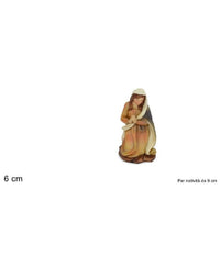 Statuina Madonna 6 Cm Per Presepe In Resina Decoro Natale Natalizio Nativita'         