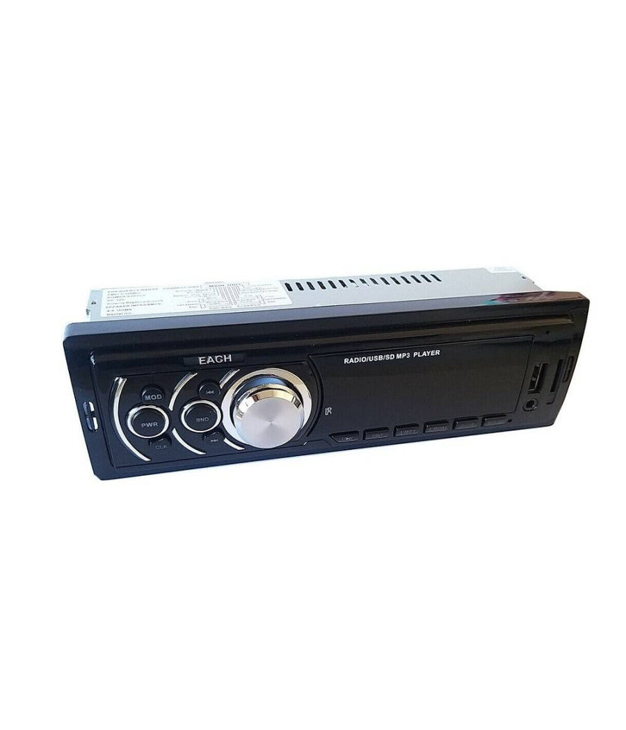 Stereo Auto Autoradio 250w Aux Mp3 Usb Sd Radio Fm Slot Microsd Each-625         