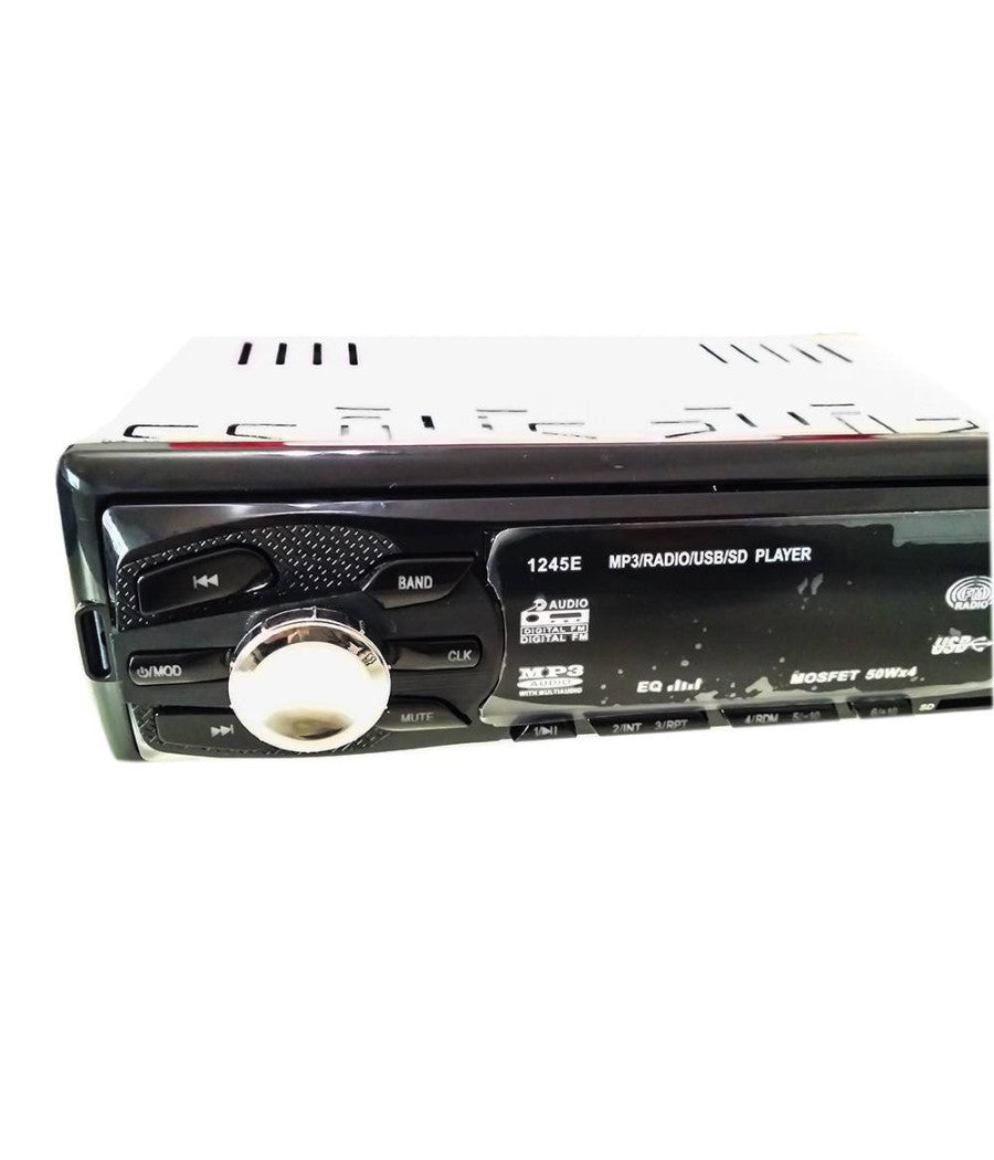 Stereo Autoradio Auto Camper Radio Fm Mp3 Porta Usb Sd Lcd 50wx4 Rca Gt-1245e         