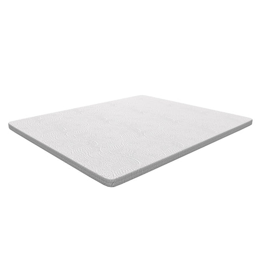 Topper Memory Foam 140x200 - alto 7 cm, a portanza differenziata, sfoderabile | One H7