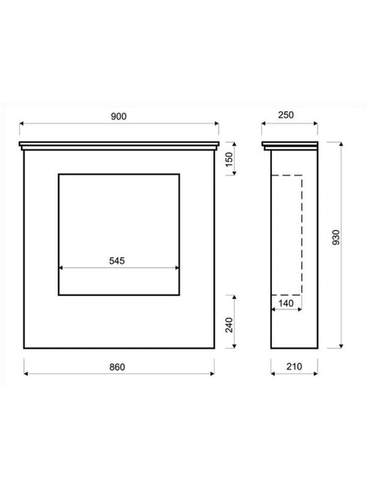 STONE ANTIK 250 - Biocamino Freestanding Da Pavimento A Bioetanolo