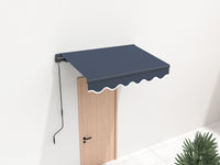 Tenda da sole in alluminio "Ombra 1" - 160 x 120 cm - Grigio