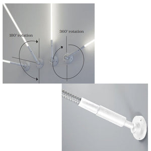 Striscia flessibile led redo group freedom 360 45w bianco 5mt illuminazione diffusa parete soffitto, tonalità luce 3000°