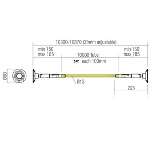 Striscia flessibile led redo group freedom 360 90w bianco 10mt illuminazione diffusa parete soffitto, tonalità luce 4000