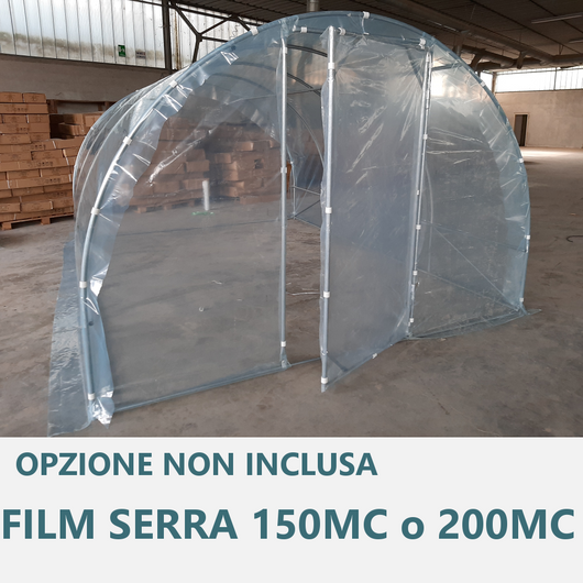 Struttura Serra Easy 3x4m tunnel ad archi