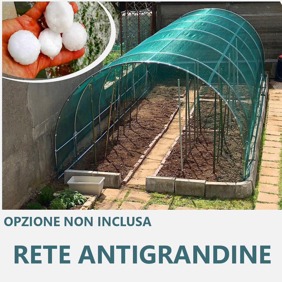 Struttura Serra Easy 3x6m tunnel ad archi