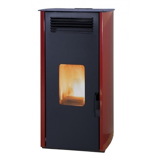 Stufa a Pellet Ad Aria Laminox Idro Ada Air 6 Kw Colore Bordeaux - Laminox Idro