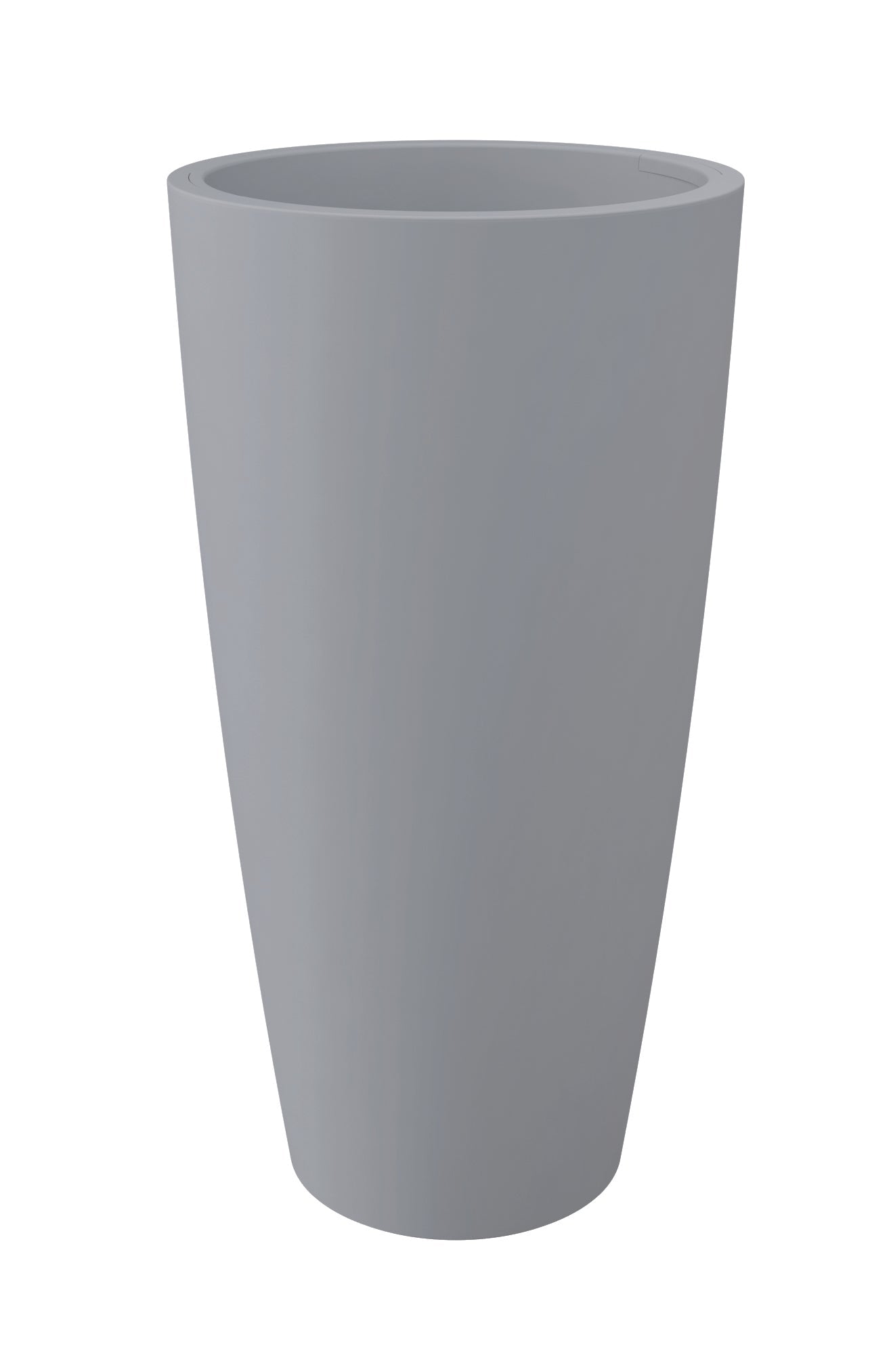 Vaso Style cm  38x85 H con bosso -  colore: grigio - 3638GRG-BOSSO