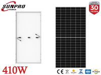 Pannello Solare Fotovoltaico 410W Monocristallino 172x113x30 Half-Cut Semicella