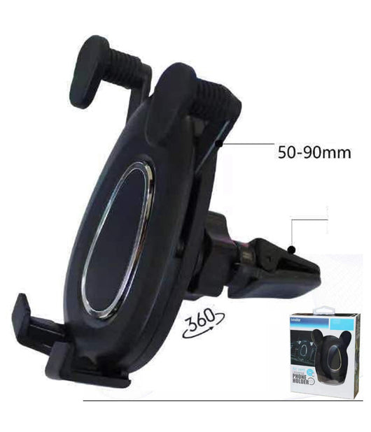 Supporto Cellulare Auto Per Cruscotto Parabrezza Con Clip Portacellulare 360°         