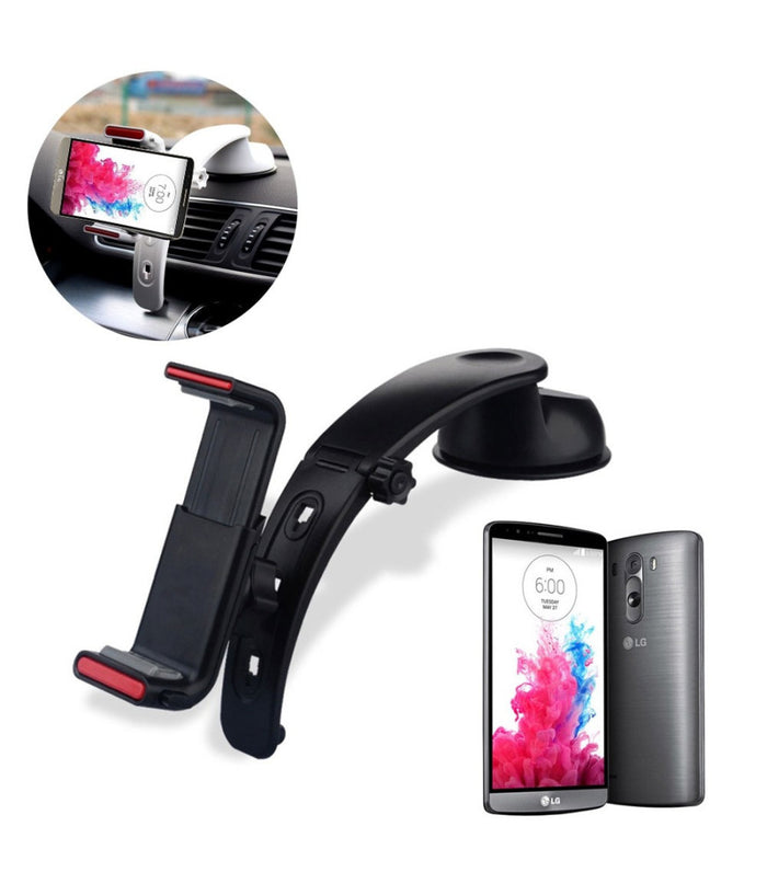 Supporto Jhd-301 Auto Universale 360 Gradi 3 In 1 Ventosa Per Smartphone         