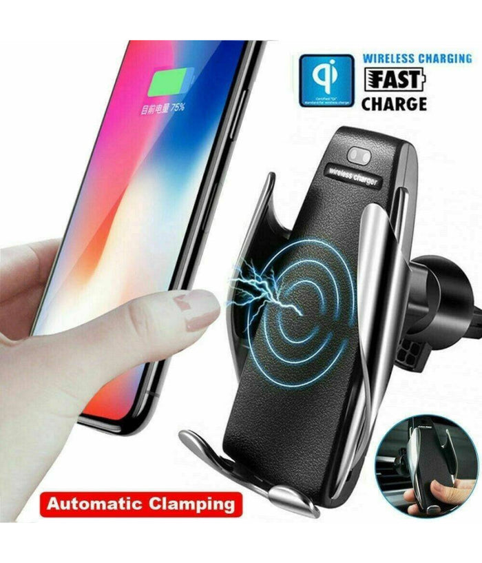 Supporto Per Auto Presa Aria Con Caricabatteria Wireless Per Smartphone C-9a09         