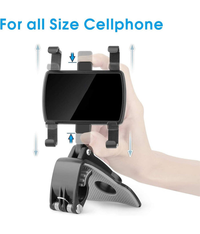 Supporto Per Cellulare Da Auto Girevole A 360° Per Smartphone Da 4 A 7 Pollici         