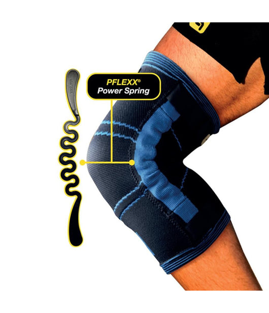 Supporto Per Ginocchio Banda Elastica Power Knee Aiuta Il Sollievo Varie Misure     Xl    