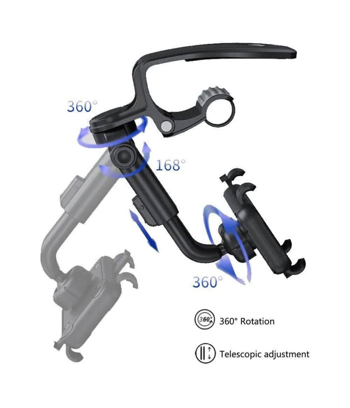 Supporto Per Telefono Cellulare Multifunzionale Per Auto Rotazione Di 360° Hd1667         