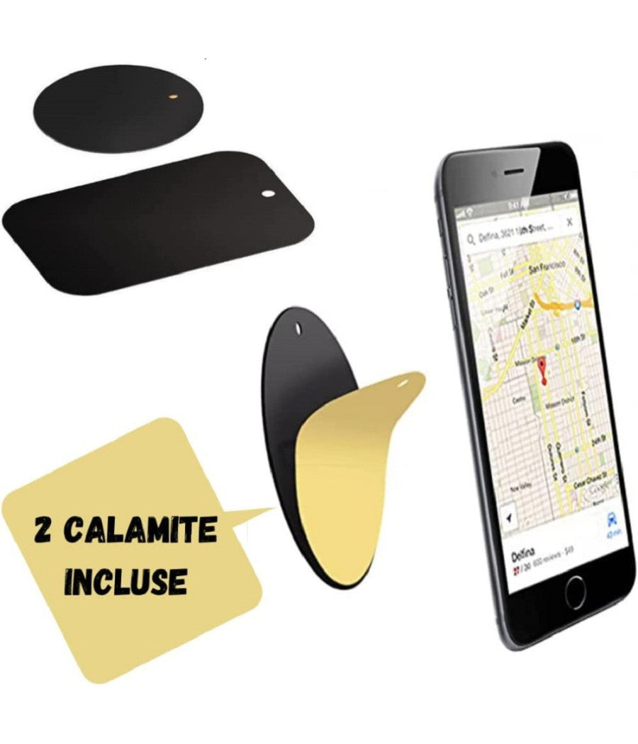 Supporto Porta Cellulare Auto Magnetico Universale Magnete Calamita Smartphone         