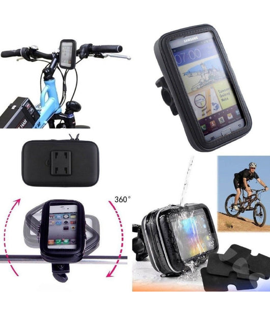 Supporto Porta Cellulare Smartphone Bici Bicicletta Moto Custodia Impermeabile         