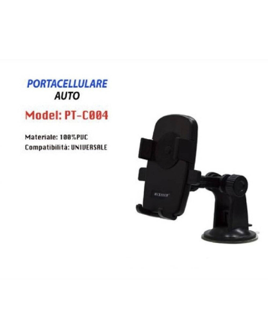 Supporto Porta Cellulare Smartphone Universale Da Auto Con Ventosa Pt-c004         