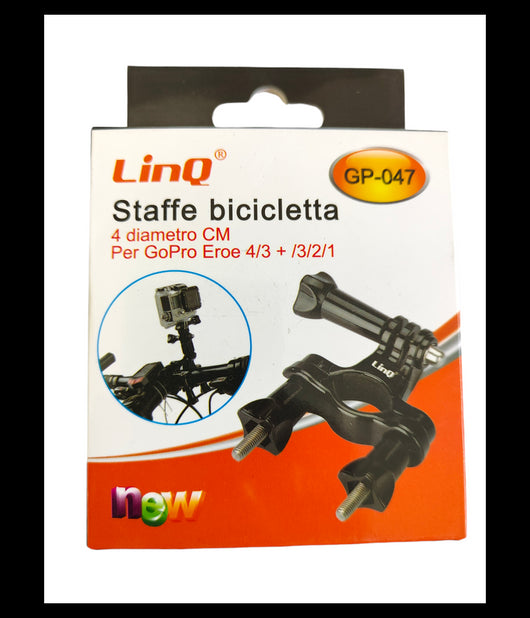 Supporto Staffa Regolabile Universale Bicicletta Bici Fotocamera Gopro Hero Gp-047         