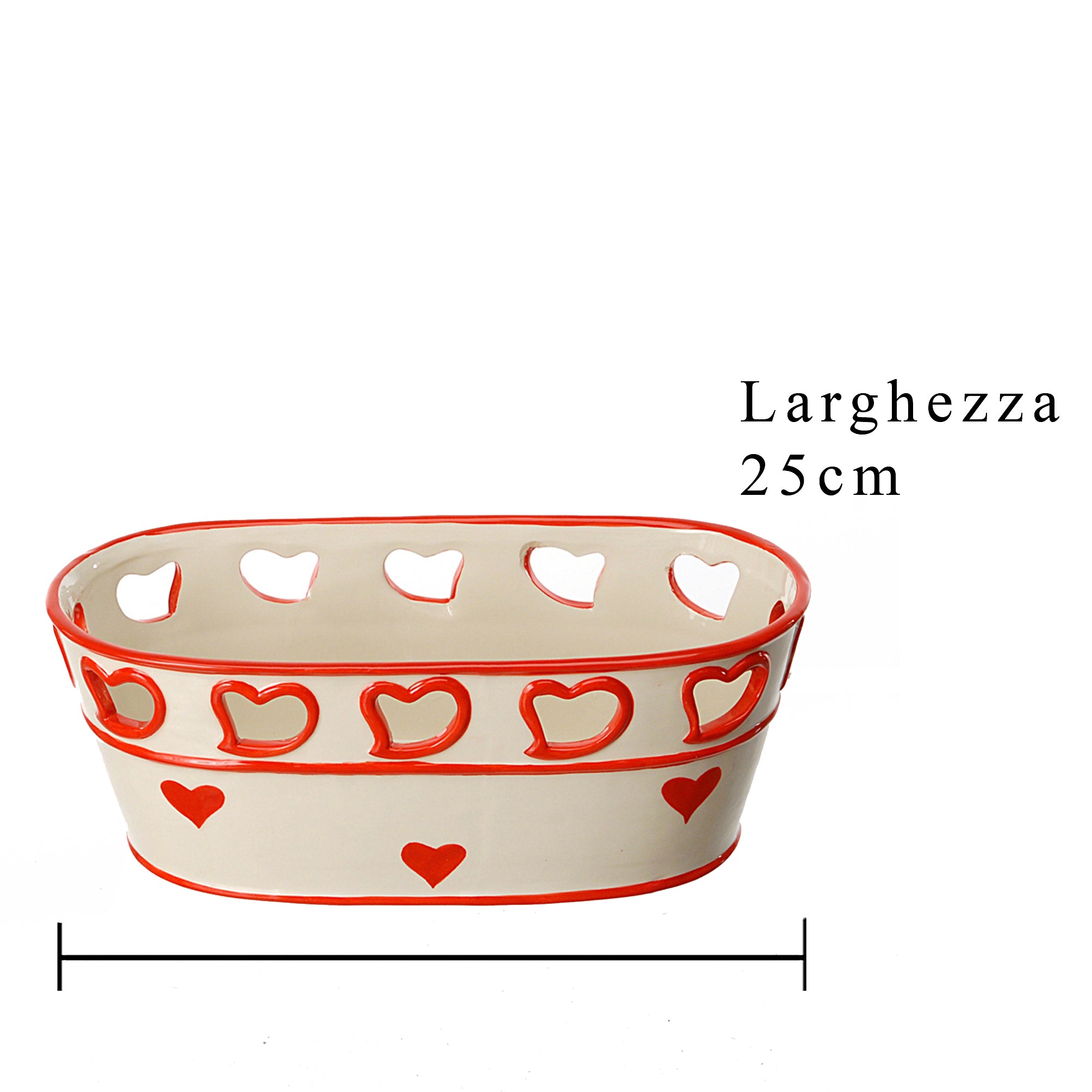 Set 2 Cesti Contenitori Larghezza 25 cm