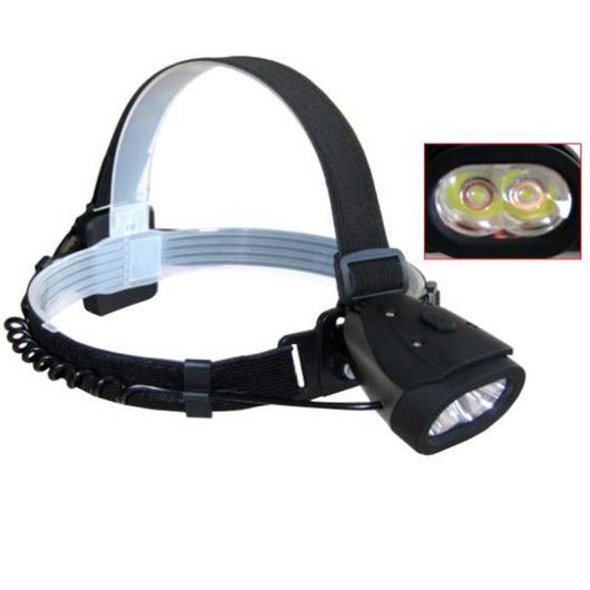 Lampada frontale a 2 led 120 lumens expert predator